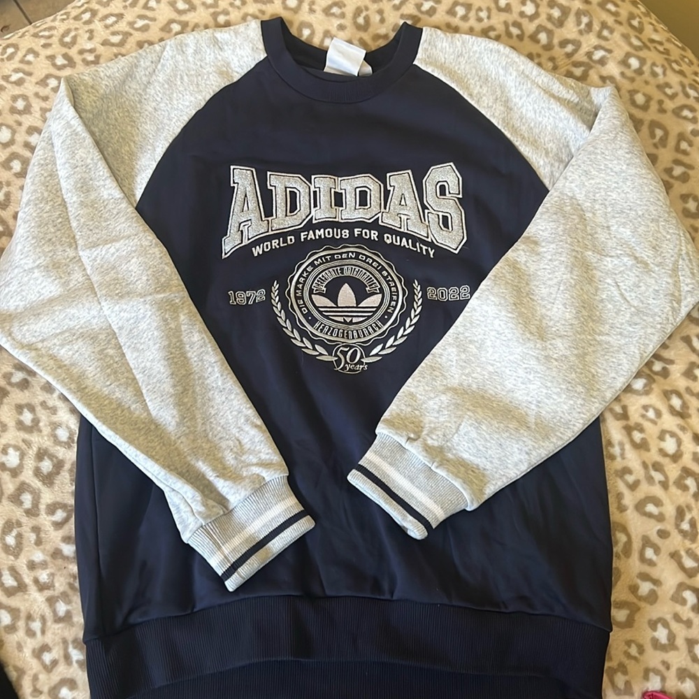 Adidas two-tone sweatshirt